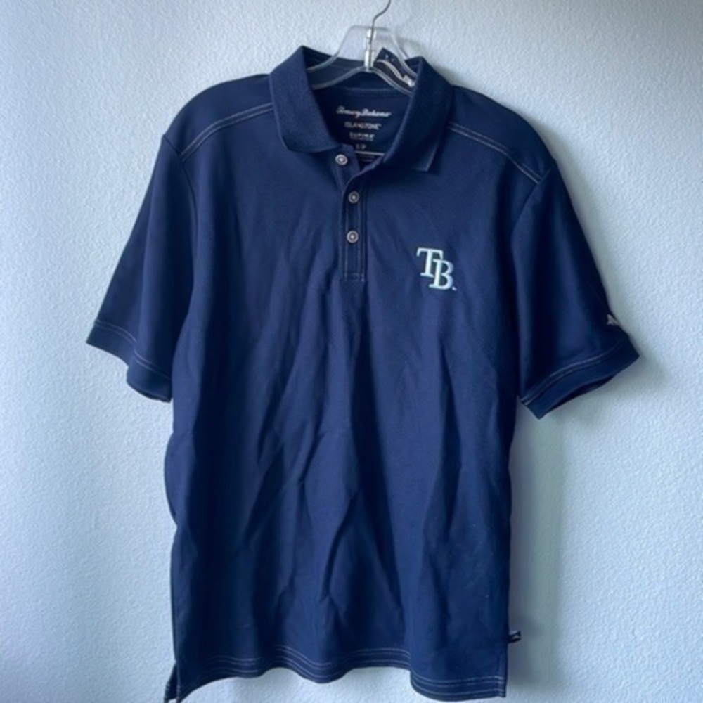 NWT Tommy Bahama shirt MLB Tampa Bay Rays size Small